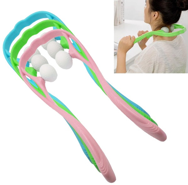 Multifunctional Manual Six-wheel Neck Massager