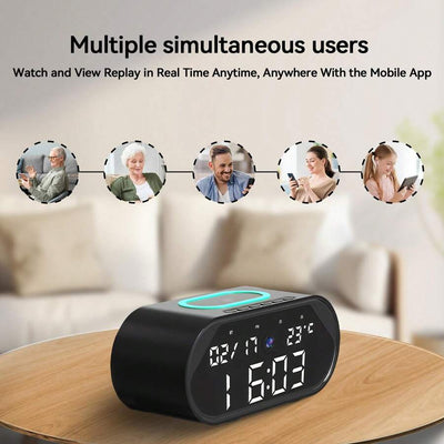 Baby Monitor Mini Clock Camera HD