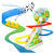 Electric climbing stair track toy