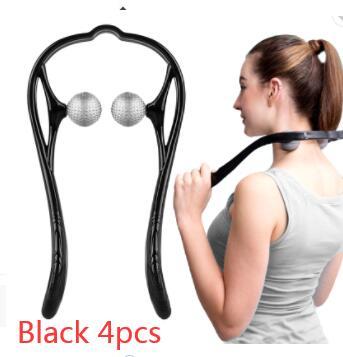 Multifunctional Manual Six-wheel Neck Massager