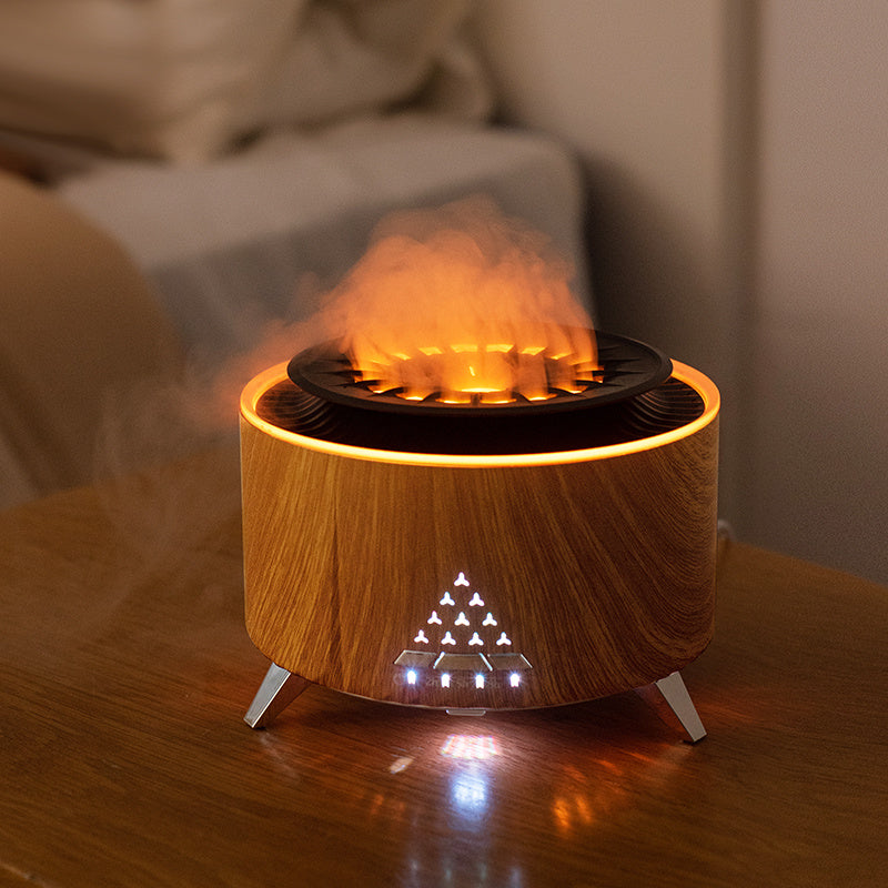 Remote Control Volcano Humidifier Diffuser