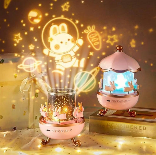 Bunny’s Carousel Projection Lamp