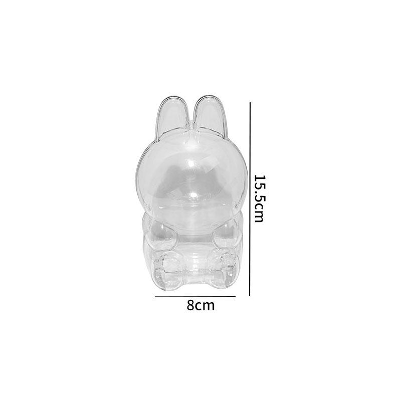 Clear protective case for Labubu The Monsters Tasty Macaron