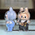 Clear protective case for Labubu The Monsters Tasty Macaron