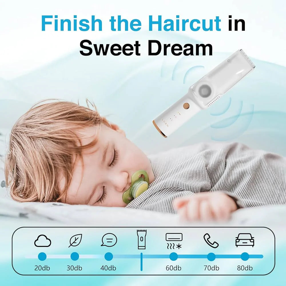 Baby Hair Clippers with Vacuum