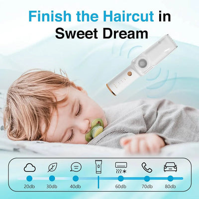 Baby Hair Clippers with Vacuum