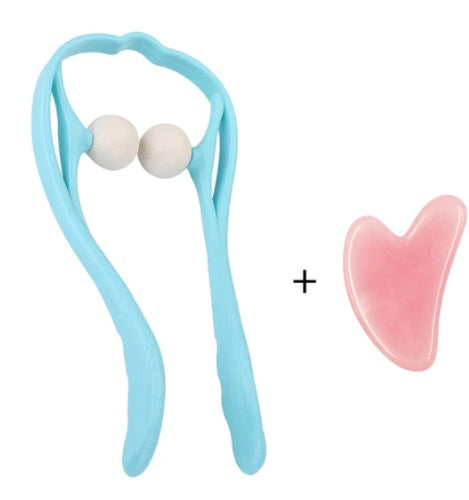 Multifunctional Manual Six-wheel Neck Massager