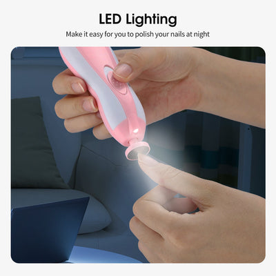 Safe & Gentle Electric Baby Nail Trimmer