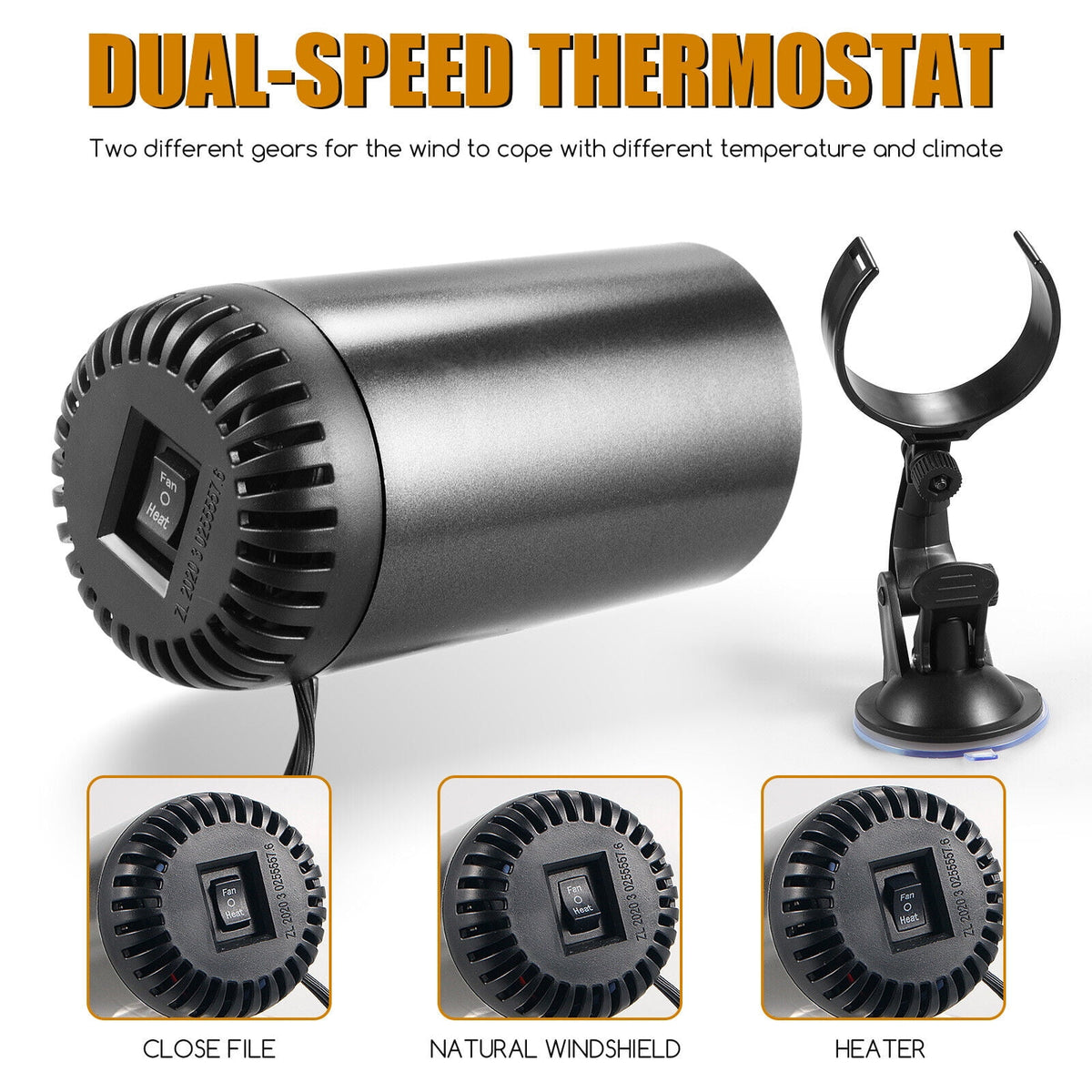 Fast Heating Cup Shape Car Warm Air Blower