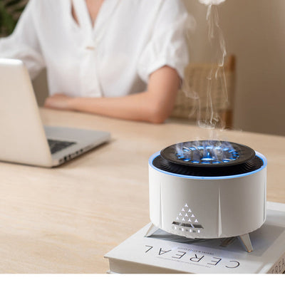 Remote Control Volcano Humidifier Diffuser