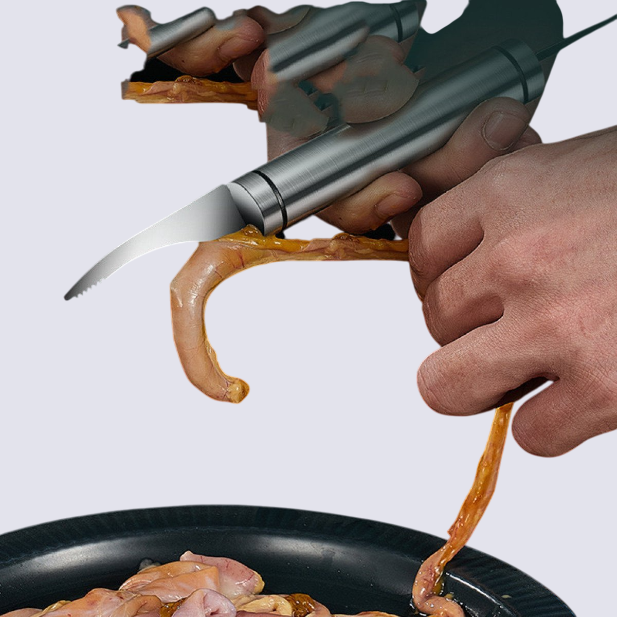Stainless Steel Shrimp Thread Removal Tool Artifact