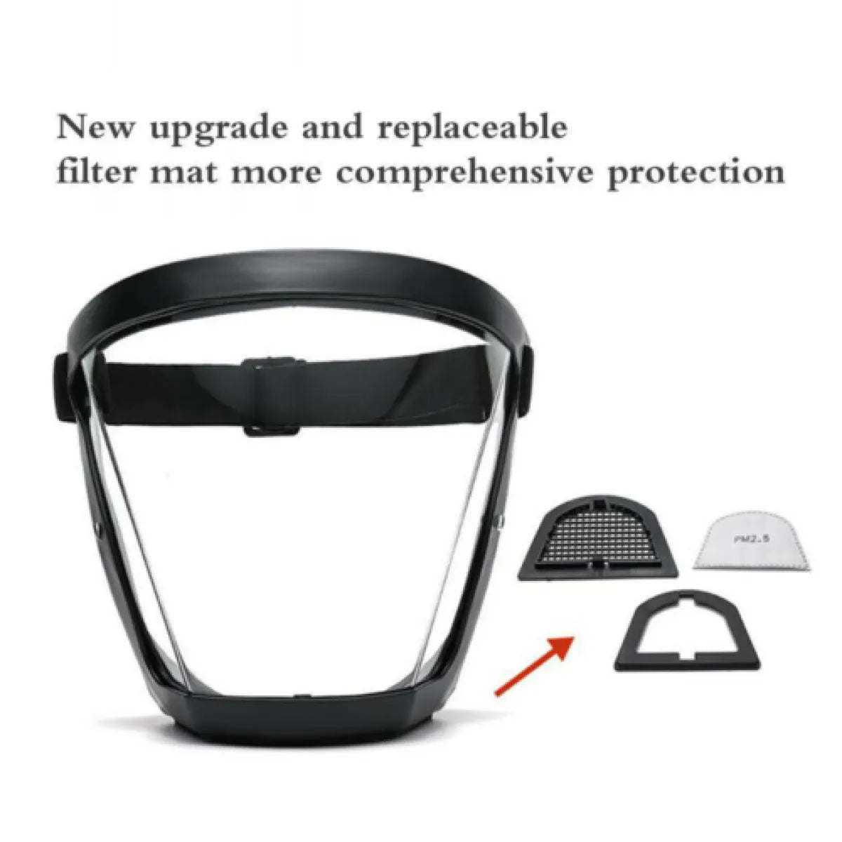 ANTI-FOG PROTECTIVE FULL FACE SHIELD