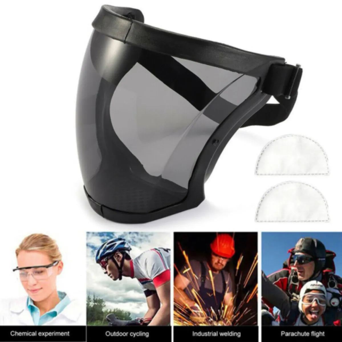 ANTI-FOG PROTECTIVE FULL FACE SHIELD