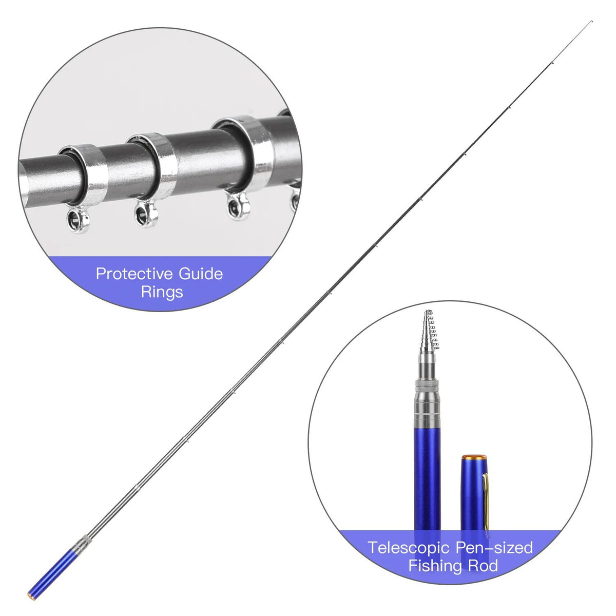 Portable Telescopic Pocket Size Fishing Rod